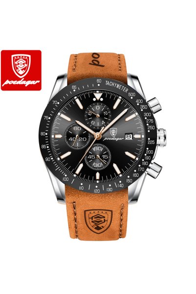 Bluejw POEDAGAR 988 Men Watch Fashion Sport Chronograph Silicone Quartz Watch...