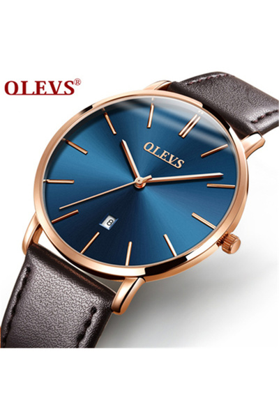 Bluejw Hot Sale Men Sports Watches OLEVS Luxury Men's Quartz Analog Display D...
