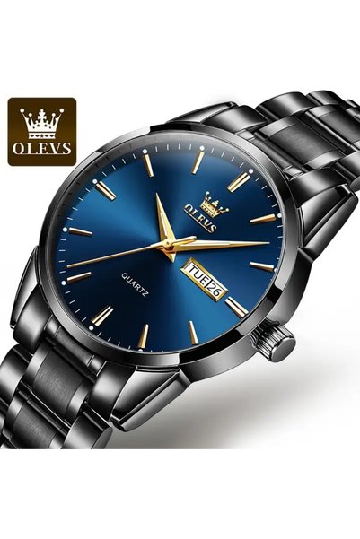 Bluejw OEM Accept OLEVS Watches 6898 High Quality Male Quartz Watch Date Week...
