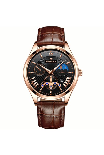 Bluejw Top Reloj FNGEEN Men's Calendar Waterproof Luxury Watches Ultra Thin Q...