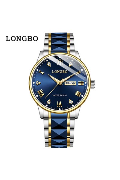 Bluejw LONGBO 83702 New Arrival Quartz Men Watch Fashion Classic Stainless St...