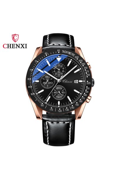 Bluejw Chenxi Watch Men 960 Fashion Chronograph Quartz Wristwatches Men's Mul...