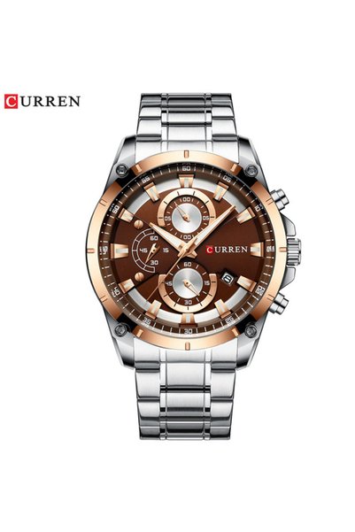 Bluejw Gold Watches Men's Luxury Top Brand CURREN 8360 Quartz Wristwatch Fash...