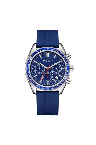Bluejw Men's Chronograph Quartz Watch Tachymeter Bezel Date Display Waterproo...