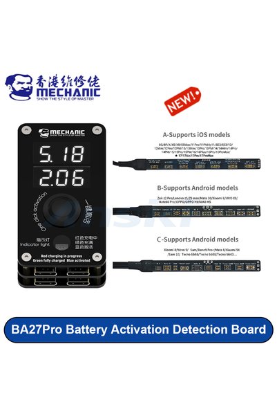 Choice لوحة BA27 Pro MECHANIC BA27+ الجديدة للكشف عن تنشيط البطارية تدعم أجهز...