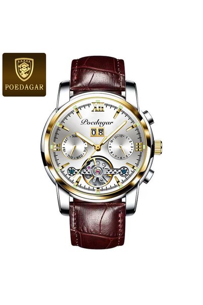 Bluejw POEDAGAR 8051 Fashion Custom Brand Mens Mechanical Watch Authentic Ste...