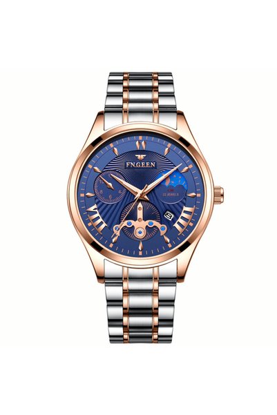 Bluejw Top Reloj FNGEEN Men's Calendar Waterproof Luxury Watches Ultra Thin Q...
