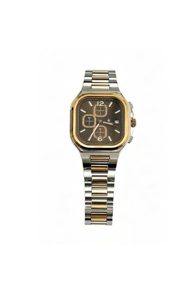 Bluejw Square Quartz Watch for Men Luxury Stainless Steel 42mm Luminous Wrist...