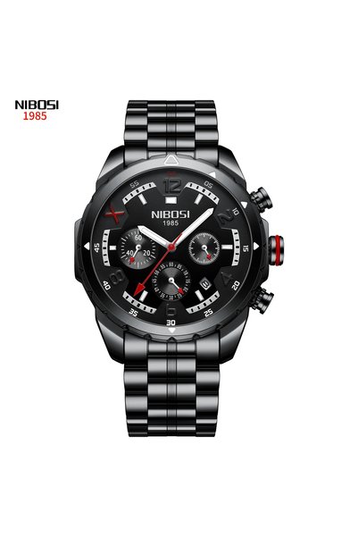 Bluejw 2538 Original Brand Men's Business Wristwatch Calendar 12/24 Hour Cloc...