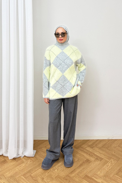 Melike Tatar Patterned Knitwear Sweater 94-5040