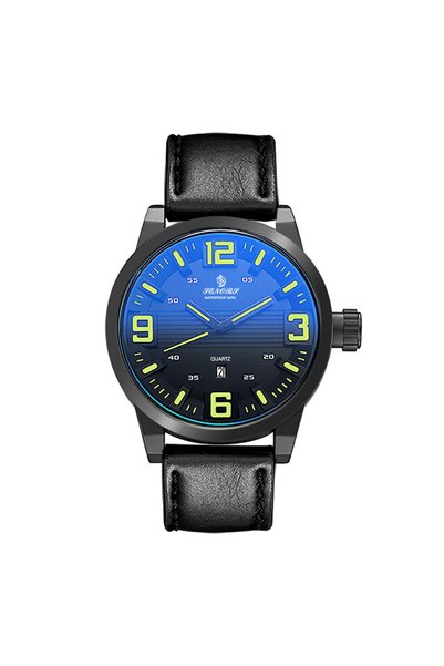 Bluejw New Style Men's Business Watch Fashion Design 3ATM Waterproof Alloy Qu...
