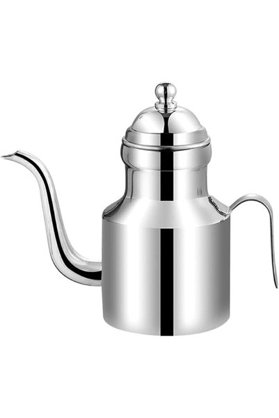 GENERAL Stainless Steel Oil Dispenser with Long Spout & Lid, 300ml