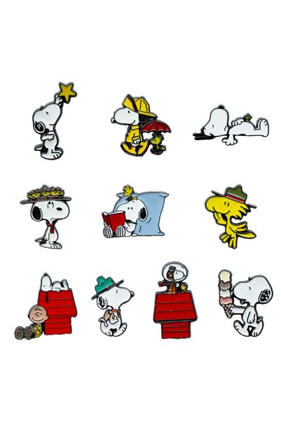 Choice 10pcs brooch 6/8/9/10/11pcs Enamel Pins Set Cute Cartoon Puppy Dog Met...