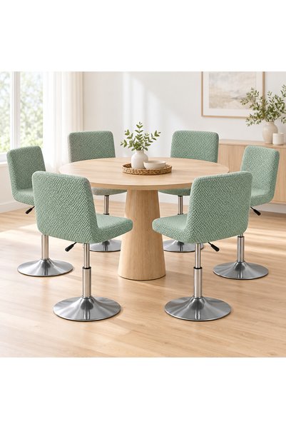 uzhanem 6Pcs Leaf Pattern Chair Cover Set Chair Cover