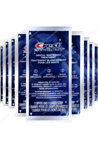 Crest Benzi de albire 3D White Express în 1 oră, concentrație de 12%, tratame...