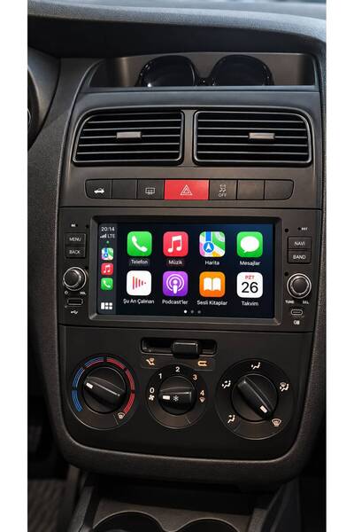 Navigold FİAT LİNEA 4GB RAM 64GB HAFIZA ANDROİD MULTİMEDİA CARPLAY & ANDROİD ...