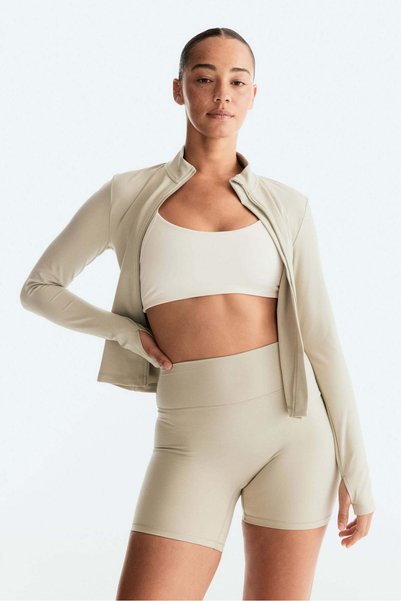 H&M SoftMove™ Zip-through sports jacket