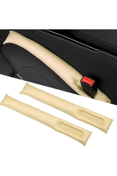 MOTRK Car Seat Gap Filler, PU Leather, Universal Fit for Cars SUVs Trucks, Pr...