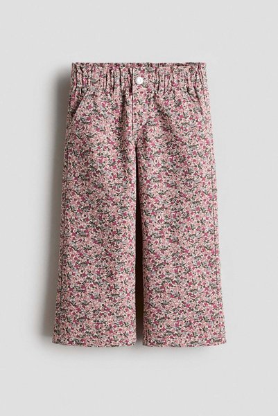 H&M Wide leg paper bag jeans