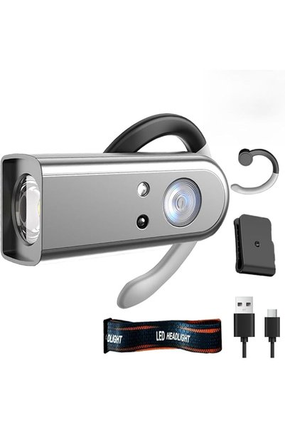 EastChoix Ear-Hook LED Headlamp with Magnetic Mount & Motion Sensor｜USB-C Rec...