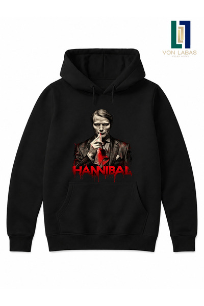 Grafftee Clothing Φούτερ Unisex με 3 κλωστές, Premium, με σχέδιο Hannibal