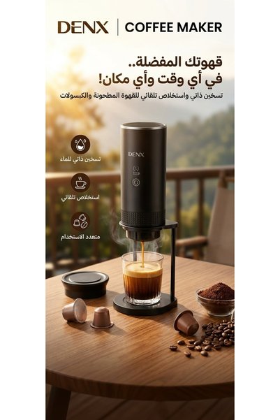 Dinex صانعة القهوة المحمولة من دينكس (DENX Portable Coffee Maker)