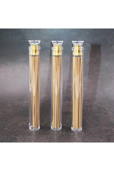 Bakhoor BoSidin Cambodian Oud Incense Sticks – Set of 3 in Clear Tubes with Incense Holder – Premium