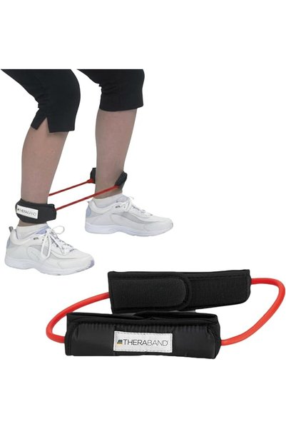 THERABAND Professional Latex Resistance Tubing with Handles For Physical Ther...