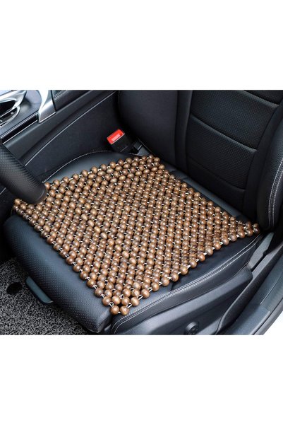 Generic Natural Wood Beaded Seat Cover Pad Mat Comfy Cool Summer Massage Seat...