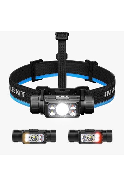 imalent HT50 LED Headlamp with 3000 Lumen, 318 Metres Light Range, USB-C Rech...