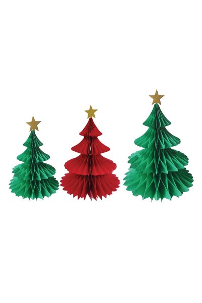 DD SHOP Brazi decorativi suspendabili de Crăciun, roșu și verde, 3 mărimi dif...