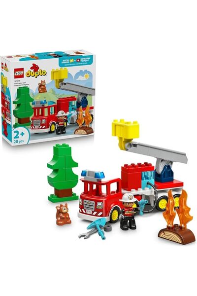LegoPazar LEGO DUPLO Fire Engine with Hose and Firefighter 10473