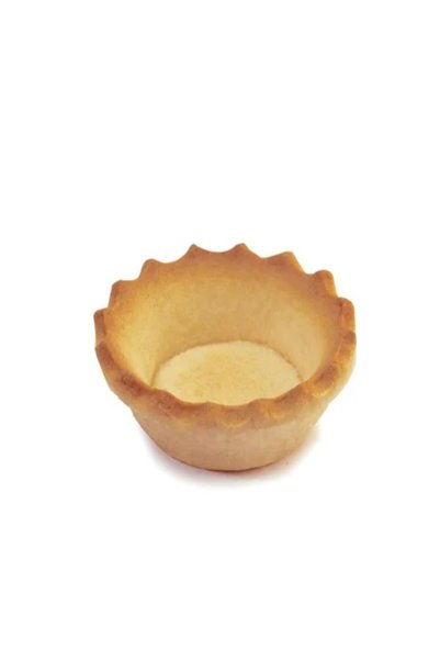 Confiletas Sweet Round Mini Tart Shells 4.5 cm 245 pcs, Ready-Bake Shortcrust...