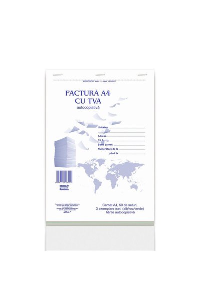 Libra A4 invoice with VAT 3 copies 150F Self-copy
