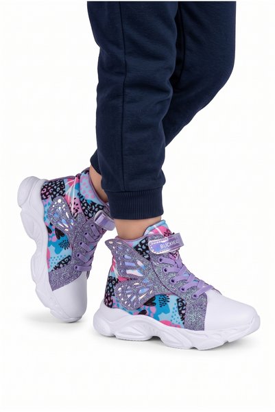 BUCKHEAD Buck4376-009 Wings High Wing Figure Girl's Comfortable Flex Foam Sol...