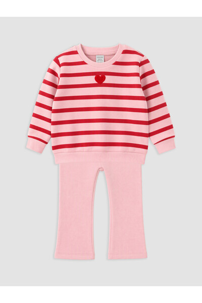 LC Waikiki Striped Baby Girl Set for Style Enthusiasts from Uzg Store