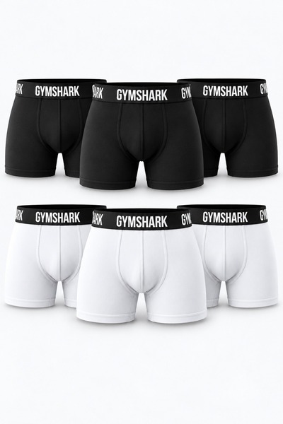 Stylovi Gymshark Men's Boxer Pack |   95% Cotton 5% Lycra, Breathable Flexibl...