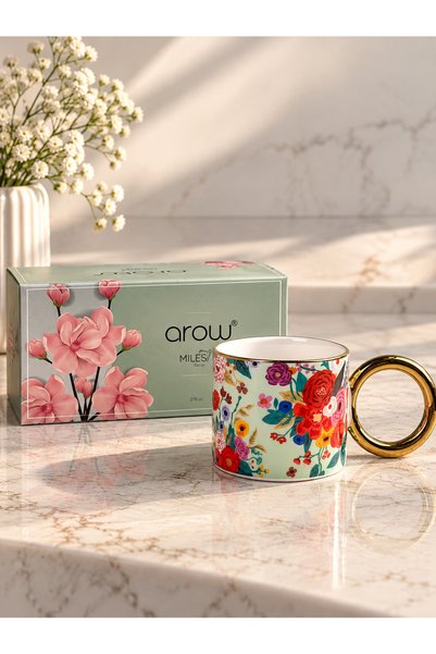 AROW Rosabella Mint Porselen Kupa 270 ML
