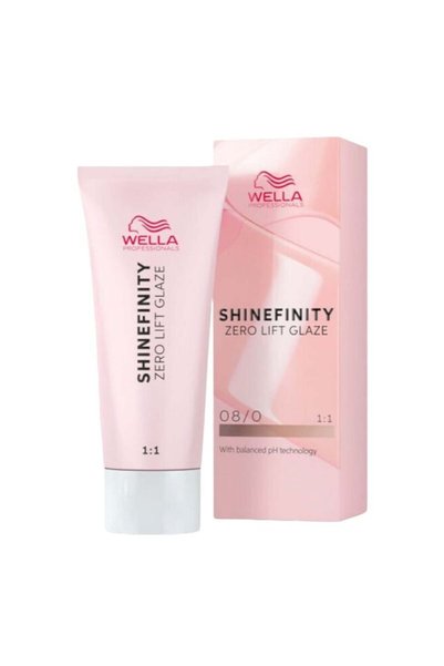 Wella Σάινφινιτι Ζίρο Λιφτ Γκλέιζ 08/0 Λάτε 60ml