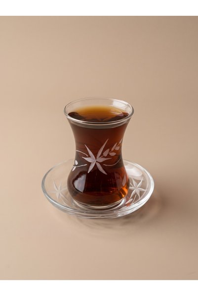 Paşabahçe Vefa 12 Parça Çay Seti - Sarmaşık Model