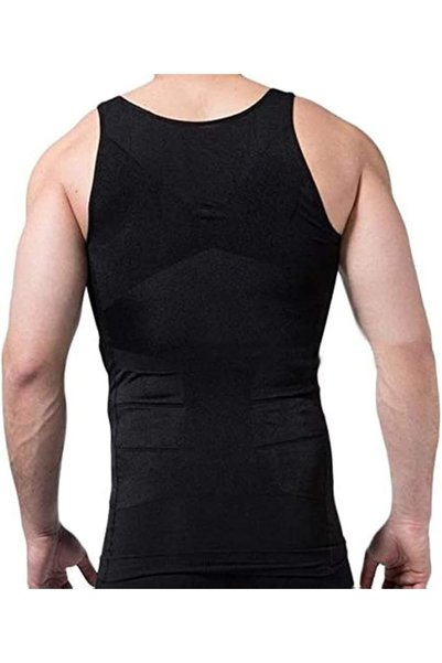 Other Men Slimming Body Shaper Long Sleeves Top Undershirt Abs Abdomen Slim C...