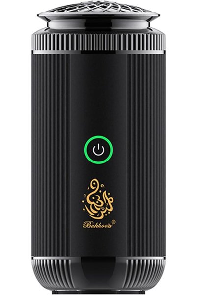 Bukhoon مبخرة إلكترونية MF4-B35-B ذات قدرة تسخين كبيرة، لون أسود