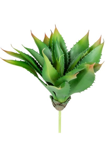 Herdekora Artificial Cactus Succulent Aloevera Red-Green 26 Cm.