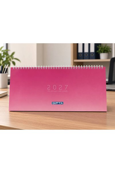 Gıpta 2027 Masa Takvimi 16X33 Spiralli Karton Kapak Parc 506-PXK