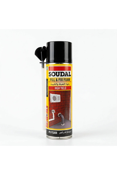 Soudal Foam Spray for Filling Gaps and Holes, Medium, 500 Mm, 650 G, Belgian ...