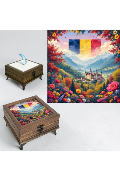 sharp&art Special Wooden Jewelry Boxes for Romania, 2 Different Models