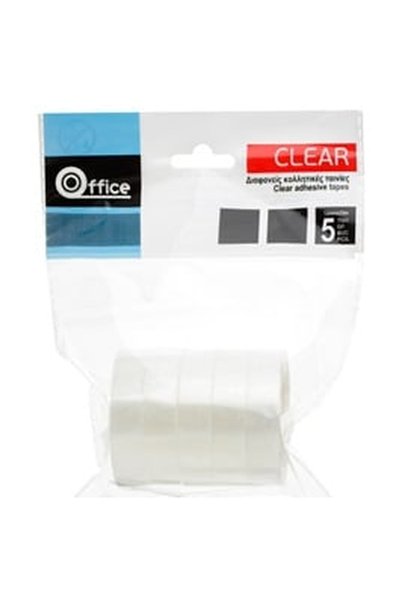 OEM Transparent Adhesive Tape 33m x 12mm - 5pcs
