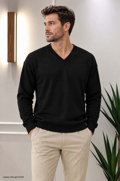 ModaPlaza V-Neck B.Size Sweater