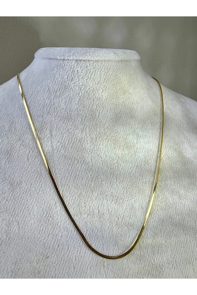 Merishe Jewerly قلادة ذهبية إيطالية مسطحة من Xuping