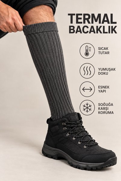 mrm pro Erkek Termal Bilek Isıtıcı ve Sıkılaştırıcı – Esnek, Konforlu, Soğuk Havalara Karşı Koruyucu Bacak ve Bilek Aksesuarı